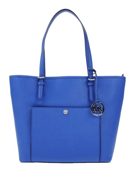 michael kors blue bag acorn|michael kors blue handbags clearance.